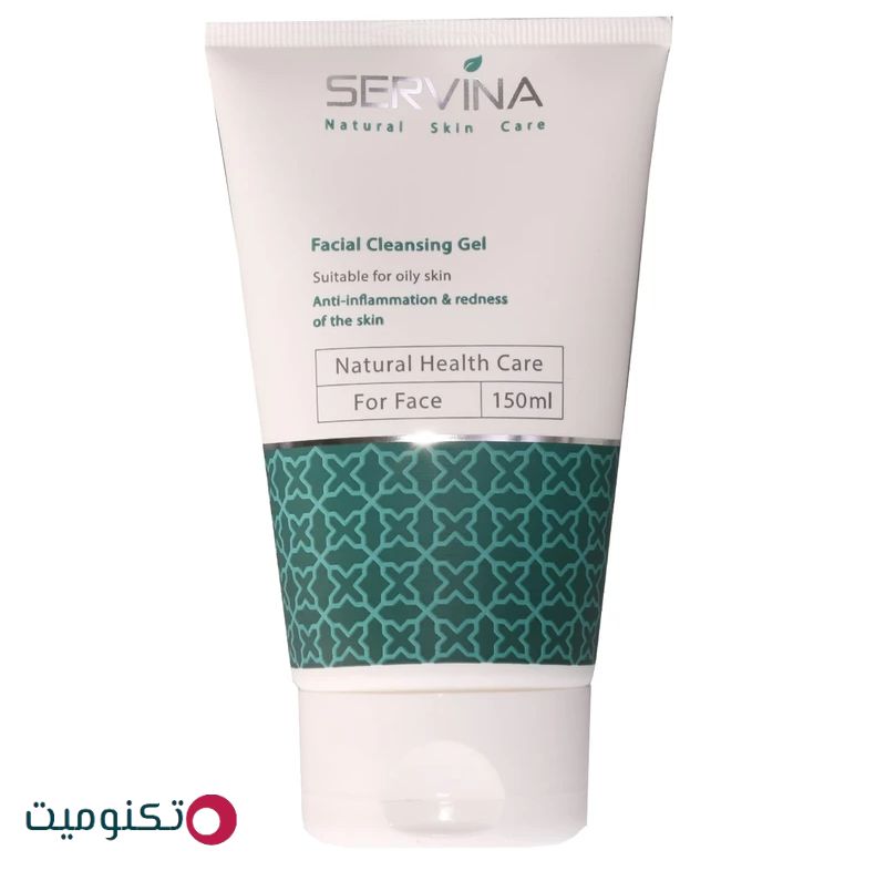 ژل شستشوی صورت سروینا مخصوص پوست های چرب و مختلط مدل Oily Skin حجم 150میلی لیتر