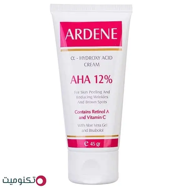 کرم لایه بردار پوست آردن مدل AHA %12