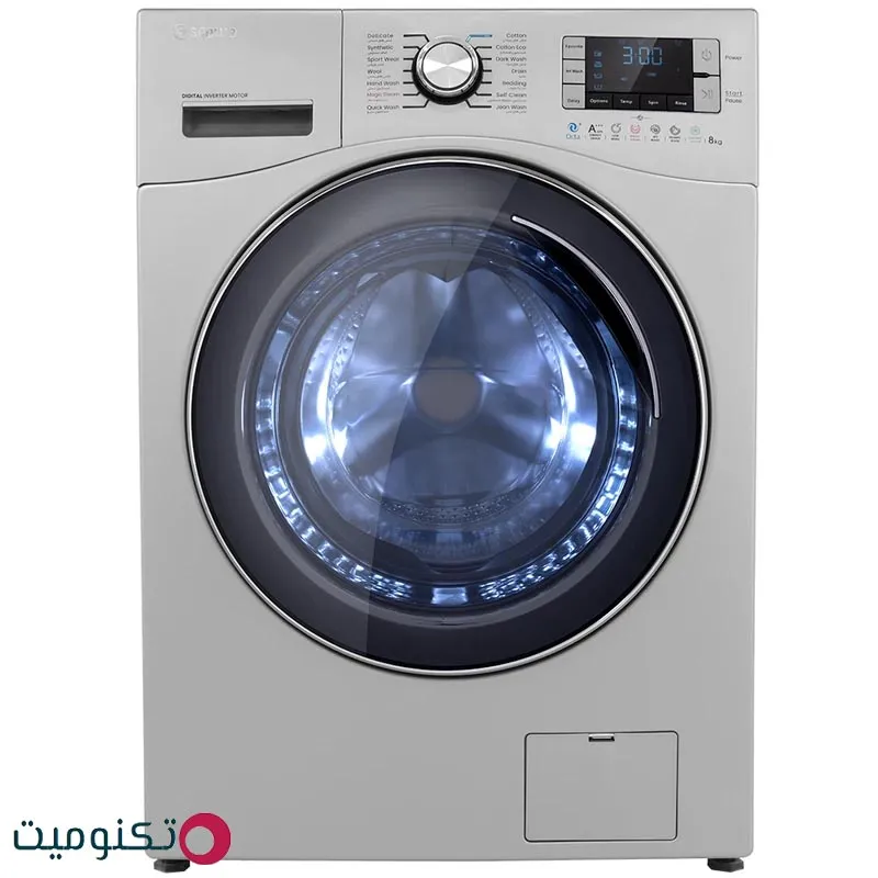 ماشین لباسشویی اسنوا مدل SWM1-84S40 ظرفیت 8 کیلوگرم