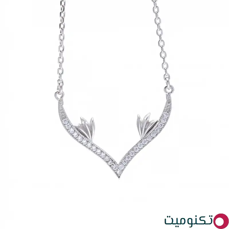 گردنبند نقره زنانه مدل G-348