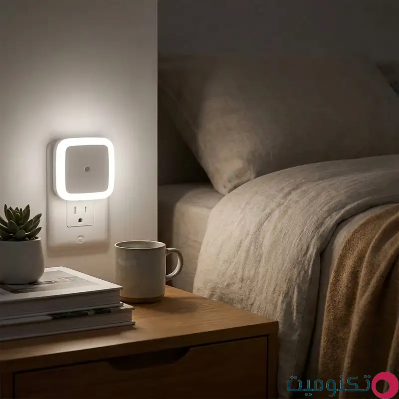 چراغ خواب سنسوردار مدل HC300 با لامپ LED
