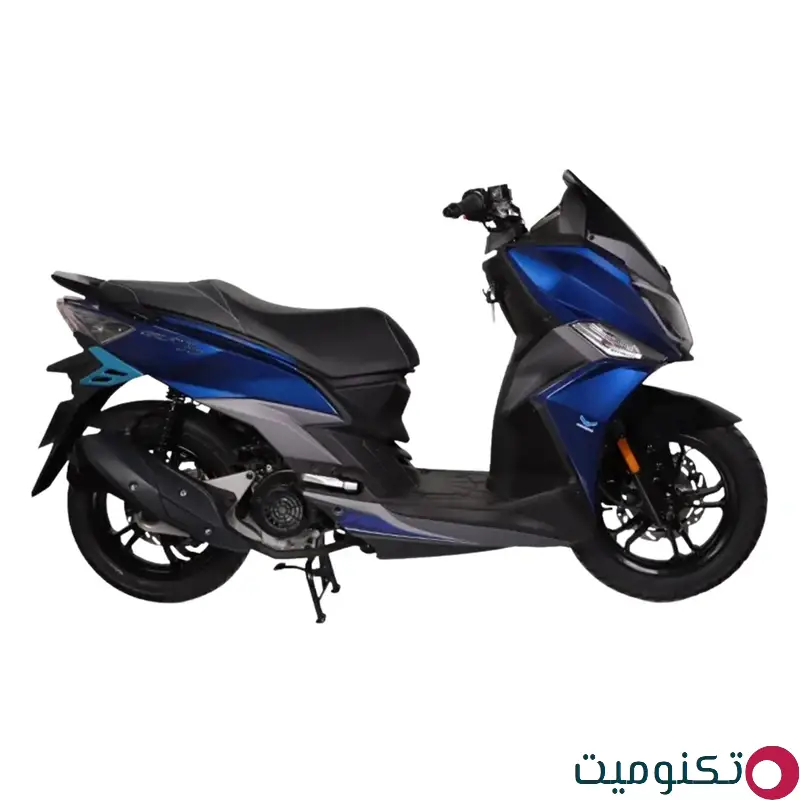 سیستم تعلیق موتورسیکلت اسکوتر نیرو موتور مدل گلکسی J200