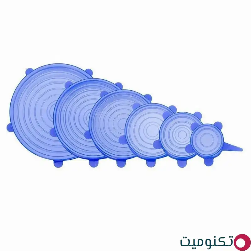 درپوش سیلیکونی مجموعه 6 عددی
