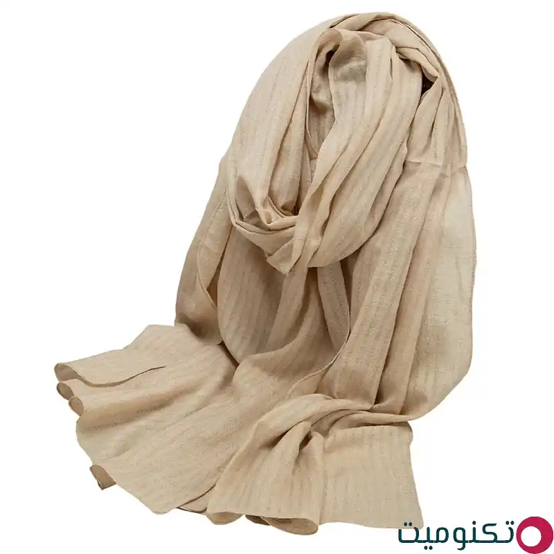 شال زنانه چهار فصل کد 001 از جنس کتان
