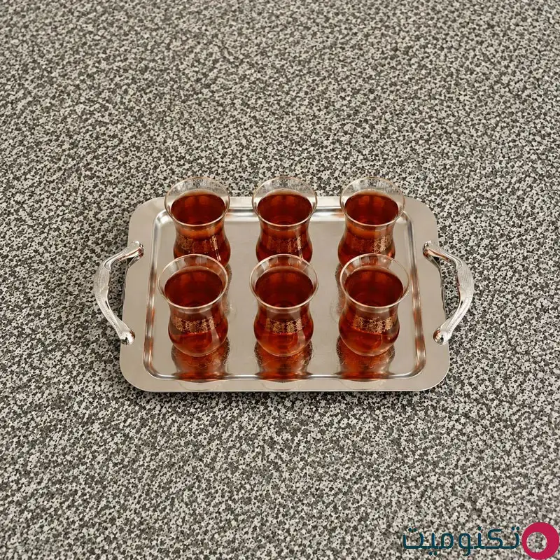 سینی مدل استیل سایز 35*25 سانتی‌متر