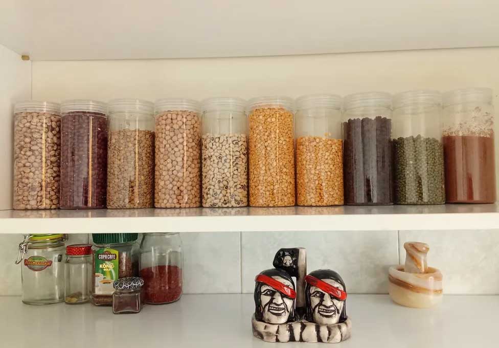 بهترین بانکه و جای حبوبات