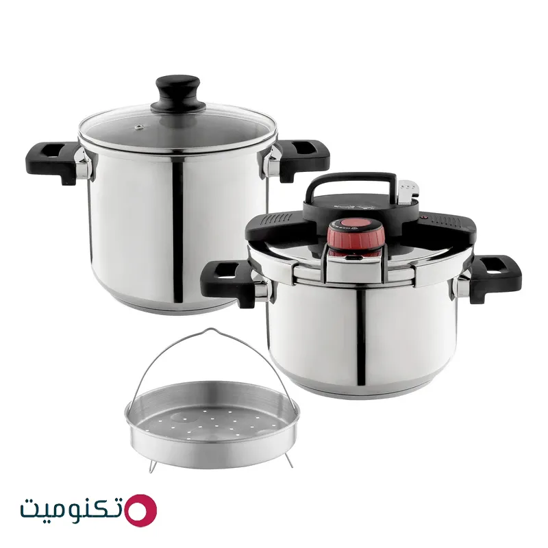 زودپز دوقلو برلین مدل BG-1193PC گنجایش 5 و 7 لیتر