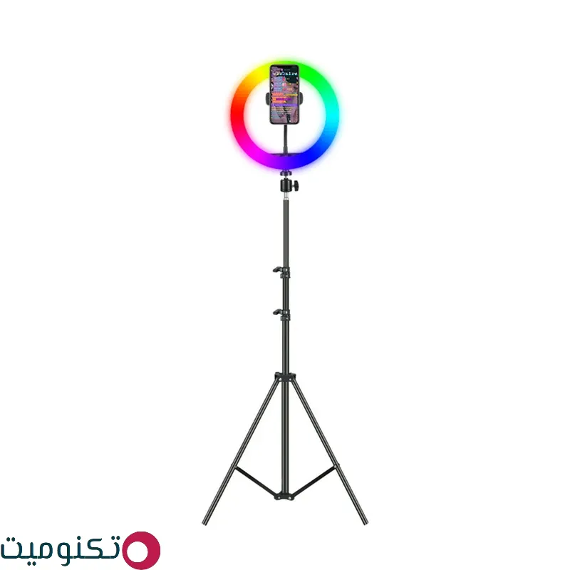 رینگ لایت مدل MJ26-RGB به همراه پایه