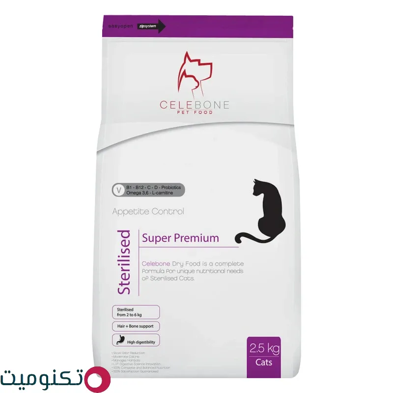 غذای گربه سلبن مدل Sterilised وزن 2.5 کیلوگرم