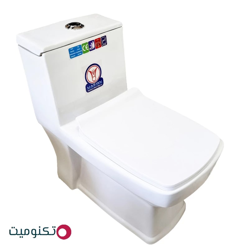 تصویر توالت فرنگی مرجان مدل کینگ خودشوردار