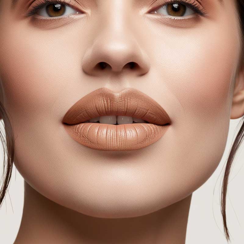 تصویر یک لب بانو برای ارایش