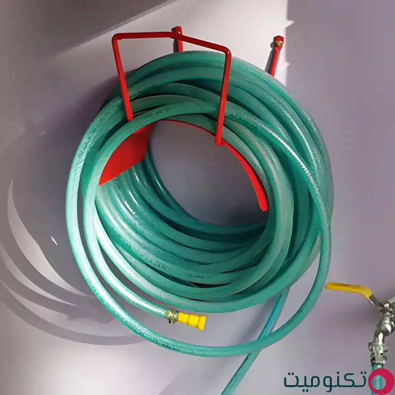 شلنگ جمع کن فلزی مدل s30 مناسب حیاط و باغ