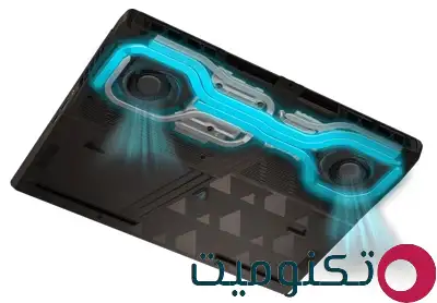 سیستم خنک‌کننده لپ تاپ MSI Vector 17 HX AI A2XWJG-Core Ultra 9