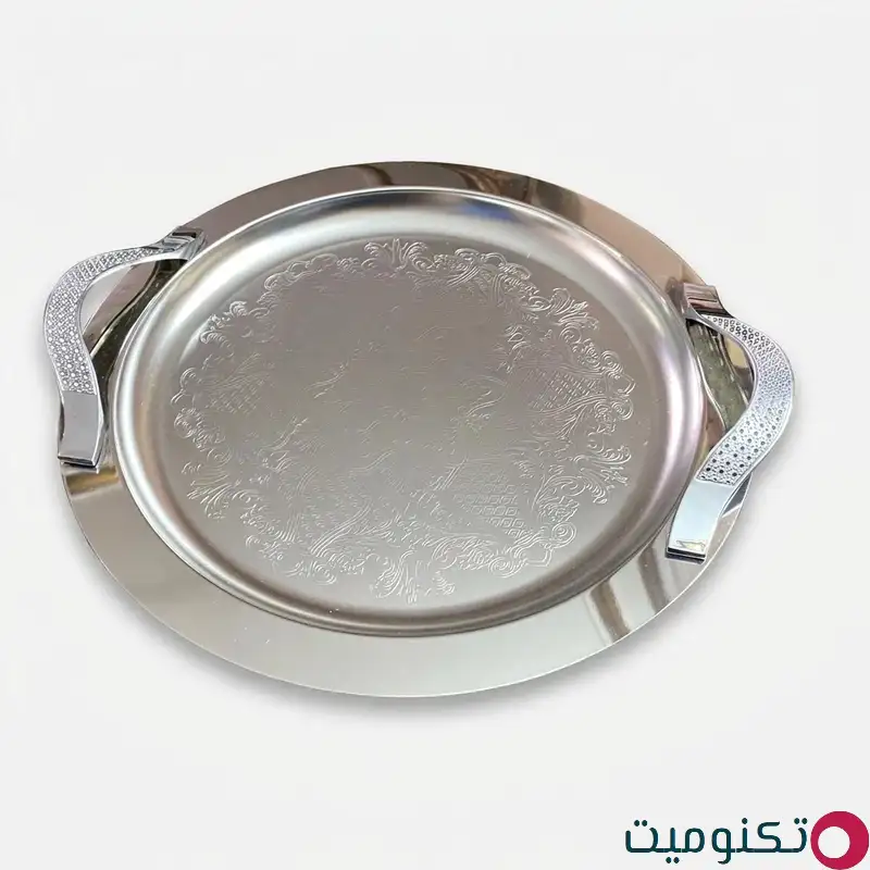سینی ایلیا استیل مدل گرد 102
