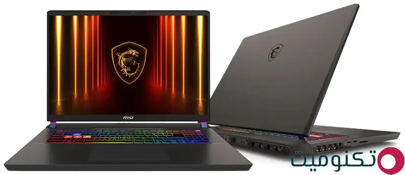صفحه نمایش MSI Vector 17 HX AI A2XWJG-Core Ultra 9